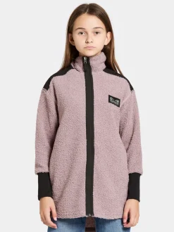 Didriksons Ampere Kids' Full-Zip Long- Fleecepaidat & Välikerrokset|Puserot & T-Paidat