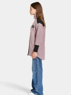 Didriksons Ampere Kids' Full-Zip Long- Fleecepaidat & Välikerrokset|Puserot & T-Paidat