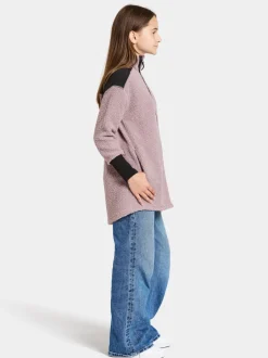 Didriksons Ampere Kids' Full-Zip Long- Fleecepaidat & Välikerrokset|Puserot & T-Paidat