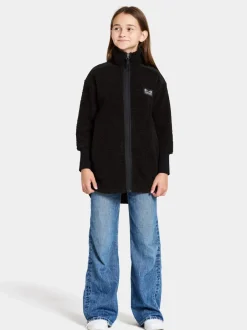 Didriksons Ampere Kids' Full-Zip Long- Fleecepaidat & Välikerrokset|Puserot & T-Paidat