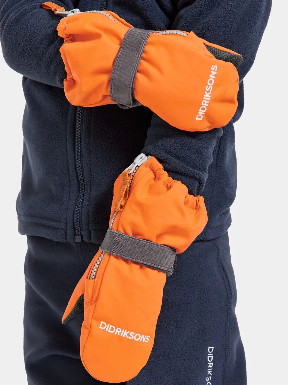 Didriksons Biggles Kids' Zip Mittens- Hanskat & Käsineet