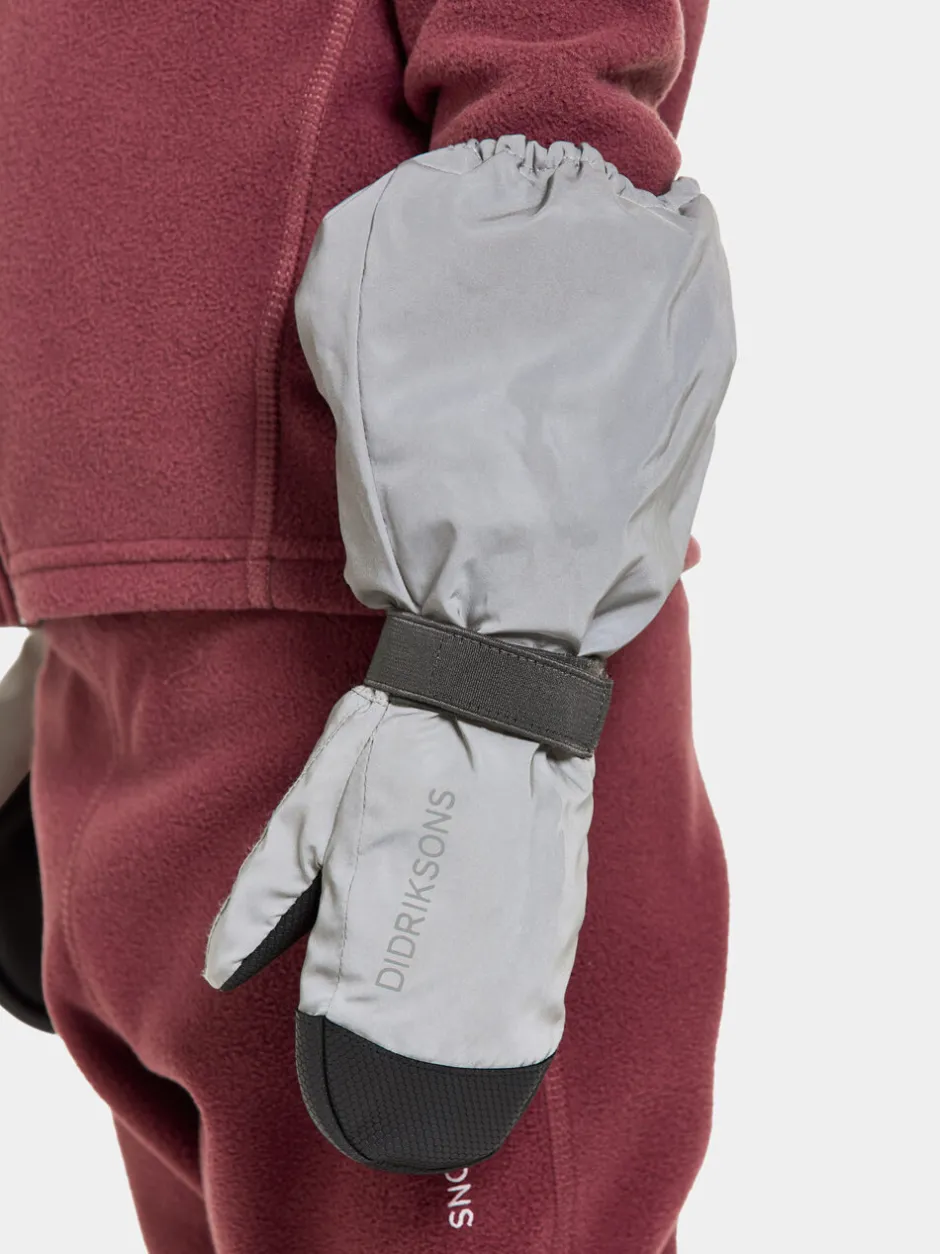 Didriksons Biggles Reflective Kids' Mittens- Hanskat & Käsineet