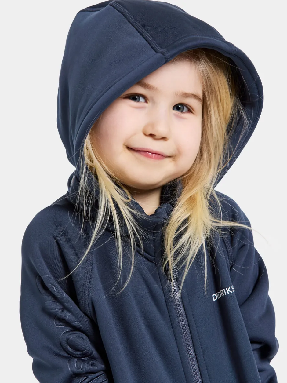 Didriksons Corin Kids' Full-Zip- Softshell-Takit|Fleecepaidat & Välikerrokset