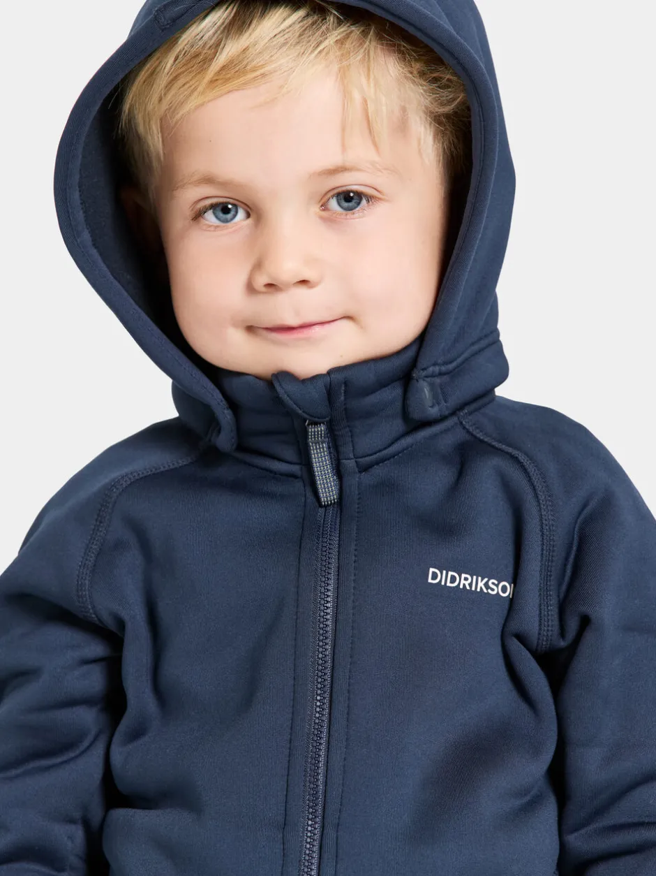 Didriksons Corin Kids' Full-Zip- Softshell-Takit|Fleecepaidat & Välikerrokset