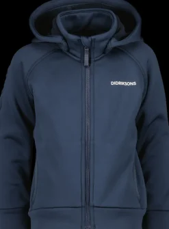 Didriksons Corin Kids' Full-Zip- Softshell-Takit|Fleecepaidat & Välikerrokset