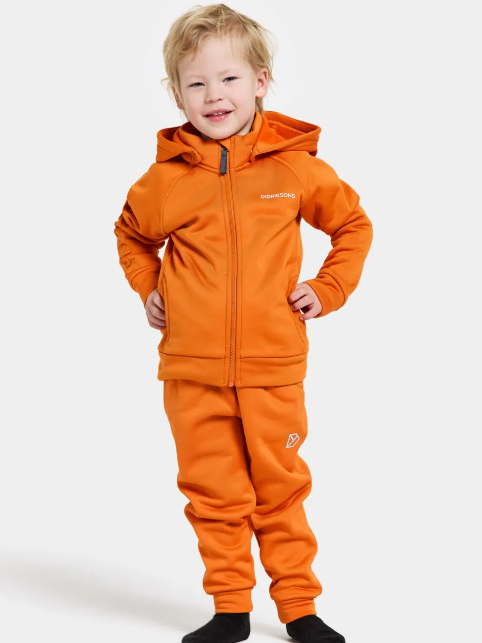 Didriksons Corin Kids' Full-Zip- Softshell-Takit|Fleecepaidat & Välikerrokset