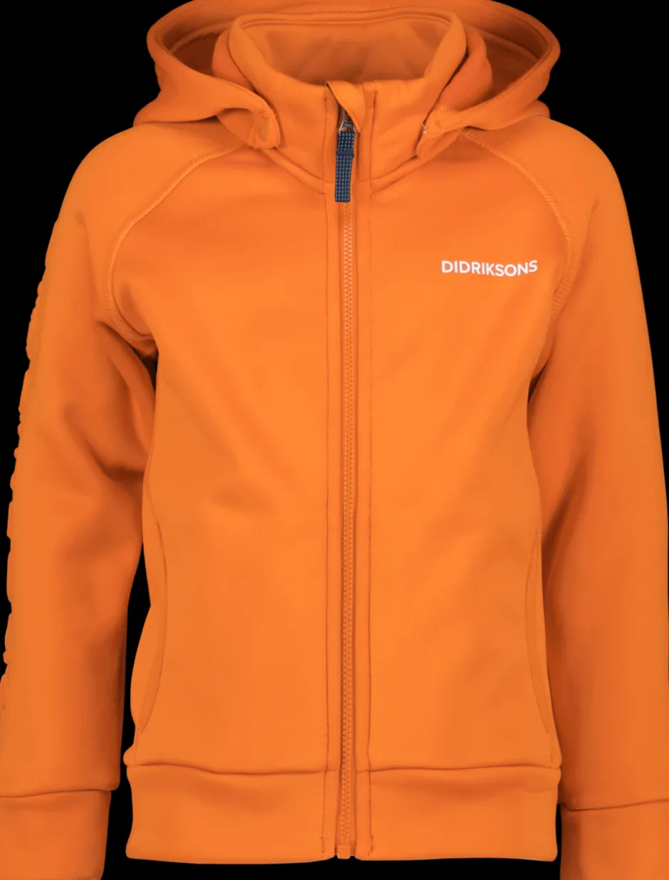 Didriksons Corin Kids' Full-Zip- Softshell-Takit|Fleecepaidat & Välikerrokset