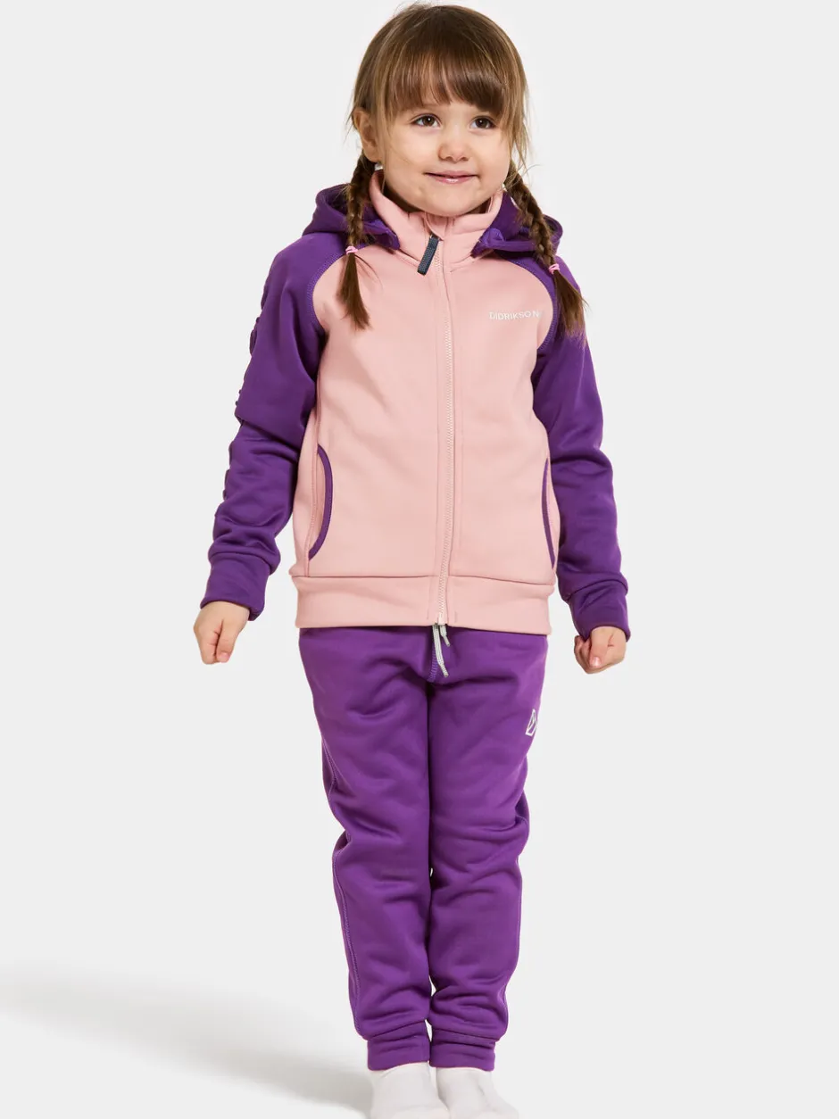 Didriksons Corin Kids' Full-Zip- Softshell-Takit|Fleecepaidat & Välikerrokset