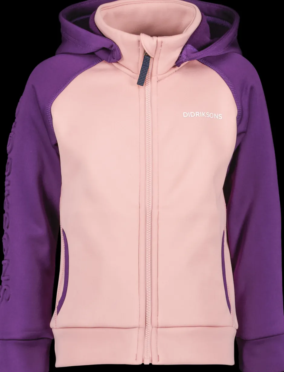 Didriksons Corin Kids' Full-Zip- Softshell-Takit|Fleecepaidat & Välikerrokset