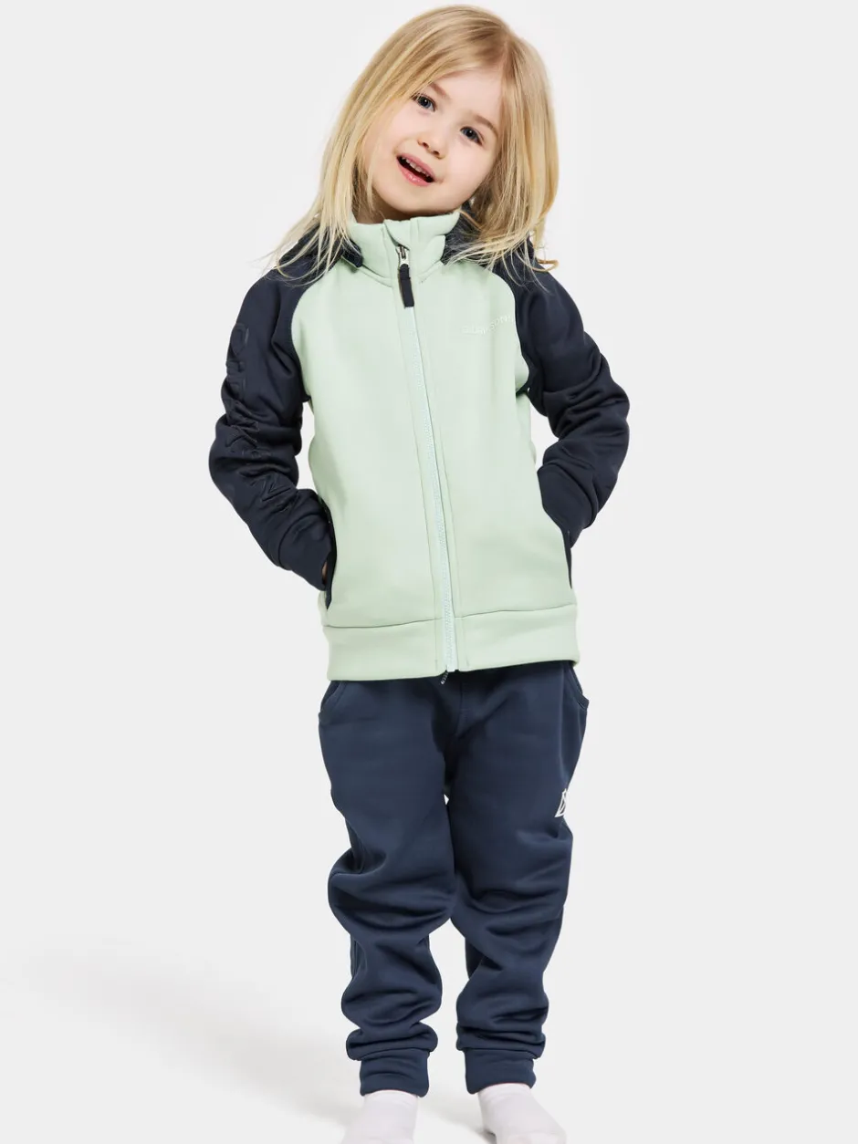 Didriksons Corin Kids' Full-Zip- Softshell-Takit|Fleecepaidat & Välikerrokset