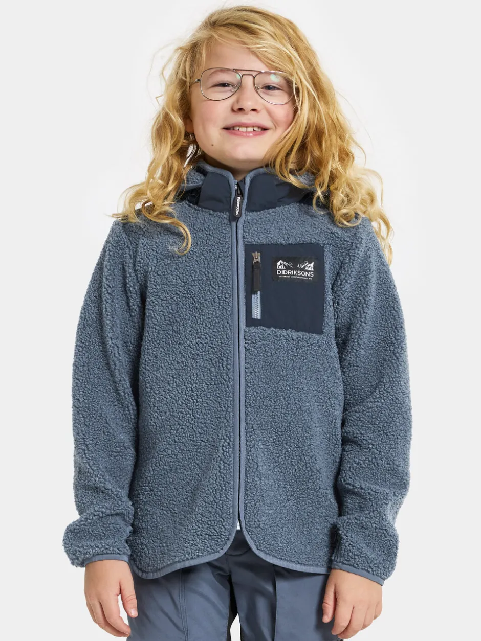 Didriksons Exa Kids' Full Zip- Puserot & T-Paidat|Yläosat