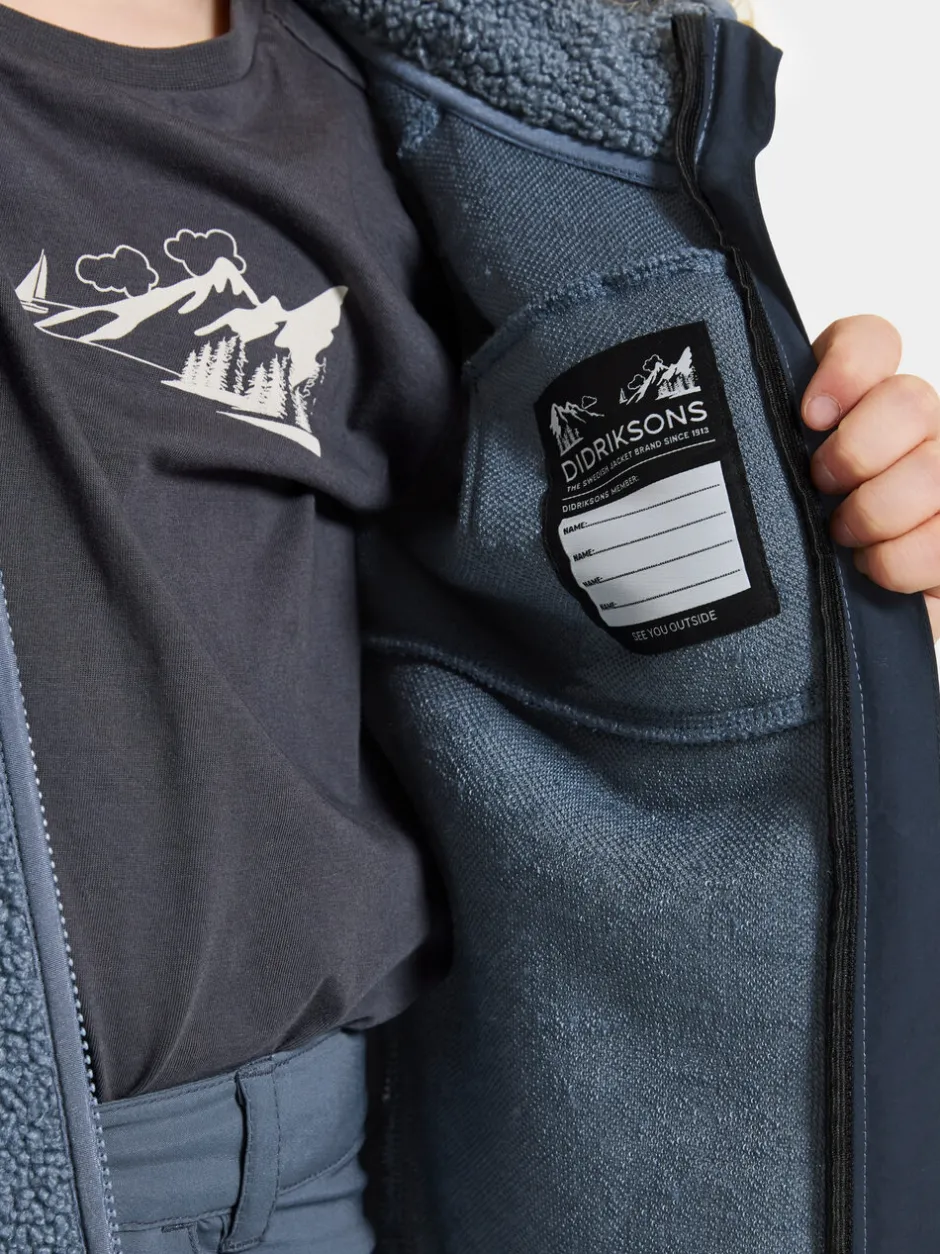 Didriksons Exa Kids' Full Zip- Puserot & T-Paidat|Yläosat