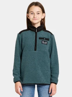 Didriksons Exa Kids' Half Zip- Fleecepaidat & Välikerrokset|Fleecetakit & Fleecepaidat