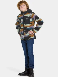 Didriksons Exa Printed Kids' Full-Zip- Syystakit|Talvitakit