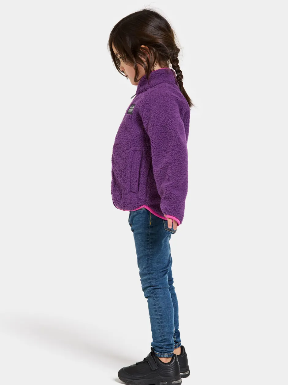 Didriksons Gibbs Kids' Full-Zip- Fleecepaidat & Välikerrokset|Puserot & T-Paidat