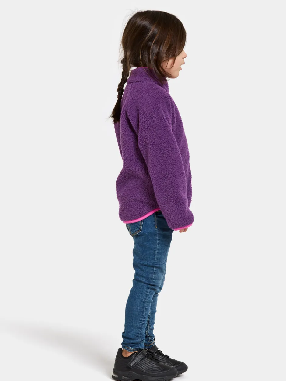 Didriksons Gibbs Kids' Full-Zip- Fleecepaidat & Välikerrokset|Puserot & T-Paidat