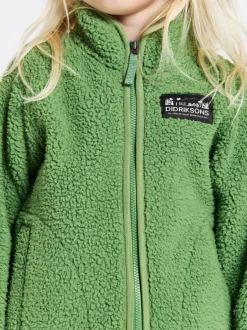 Didriksons Gibbs Kids' Full-Zip- Fleecepaidat & Välikerrokset|Puserot & T-Paidat