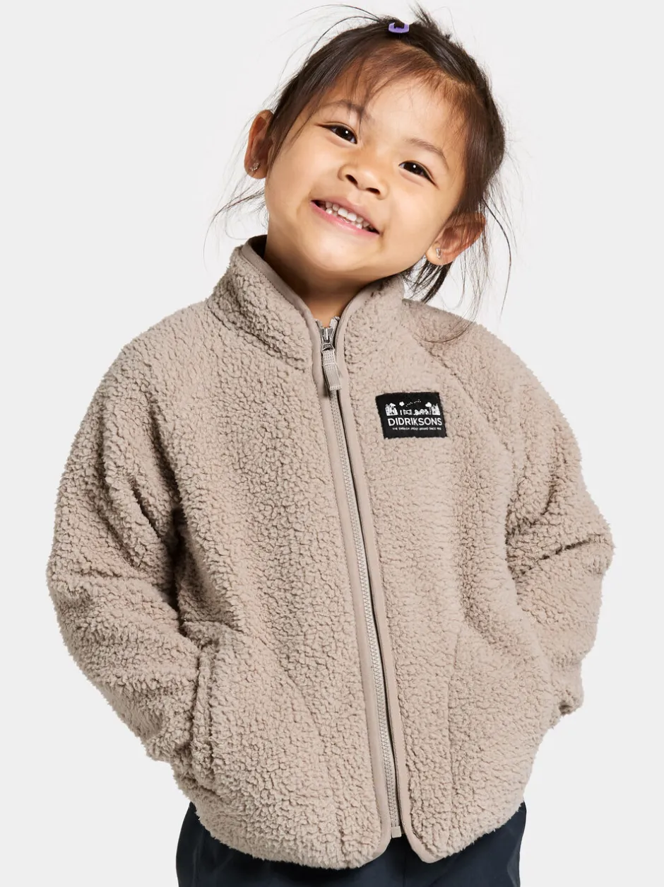 Didriksons Gibbs Kids' Full-Zip- Fleecepaidat & Välikerrokset|Puserot & T-Paidat