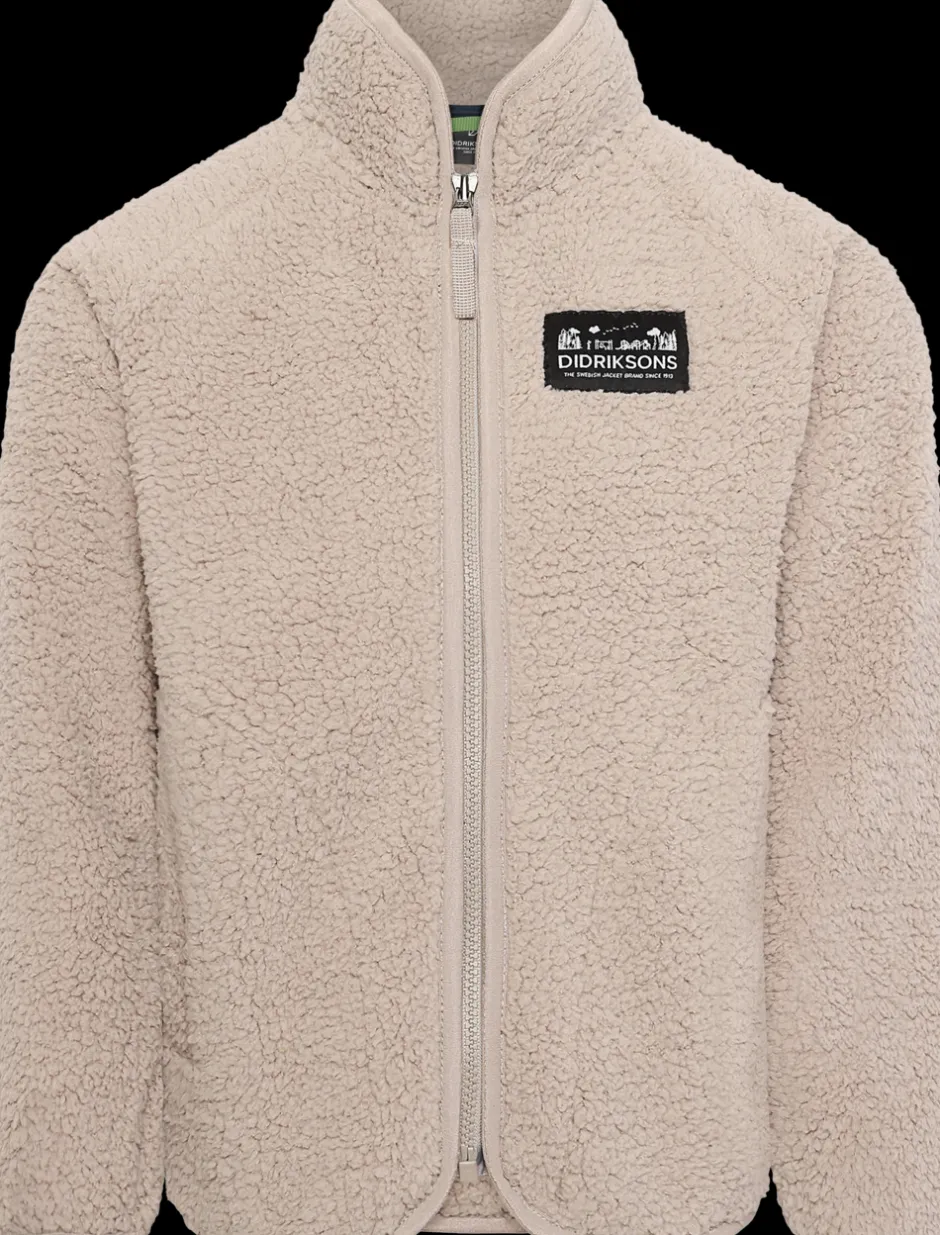 Didriksons Gibbs Kids' Full-Zip- Fleecepaidat & Välikerrokset|Puserot & T-Paidat