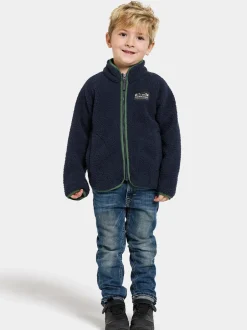 Didriksons Gibbs Kids' Full-Zip- Fleecepaidat & Välikerrokset|Puserot & T-Paidat