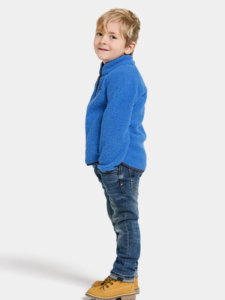 Didriksons Gibbs Kids' Full-Zip- Fleecepaidat & Välikerrokset|Puserot & T-Paidat