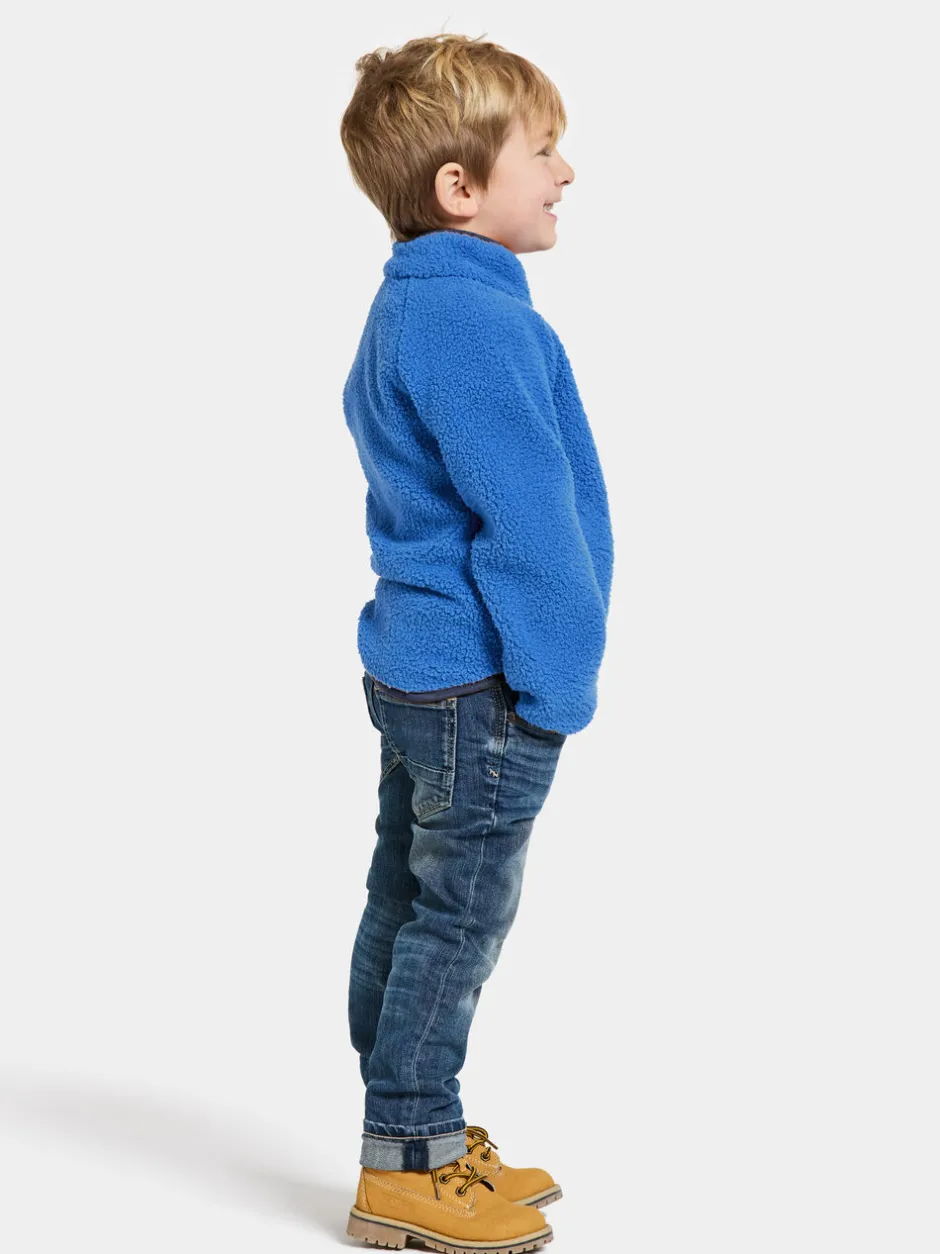 Didriksons Gibbs Kids' Full-Zip- Fleecepaidat & Välikerrokset|Puserot & T-Paidat