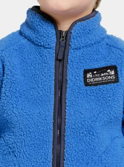 Didriksons Gibbs Kids' Full-Zip- Fleecepaidat & Välikerrokset|Puserot & T-Paidat