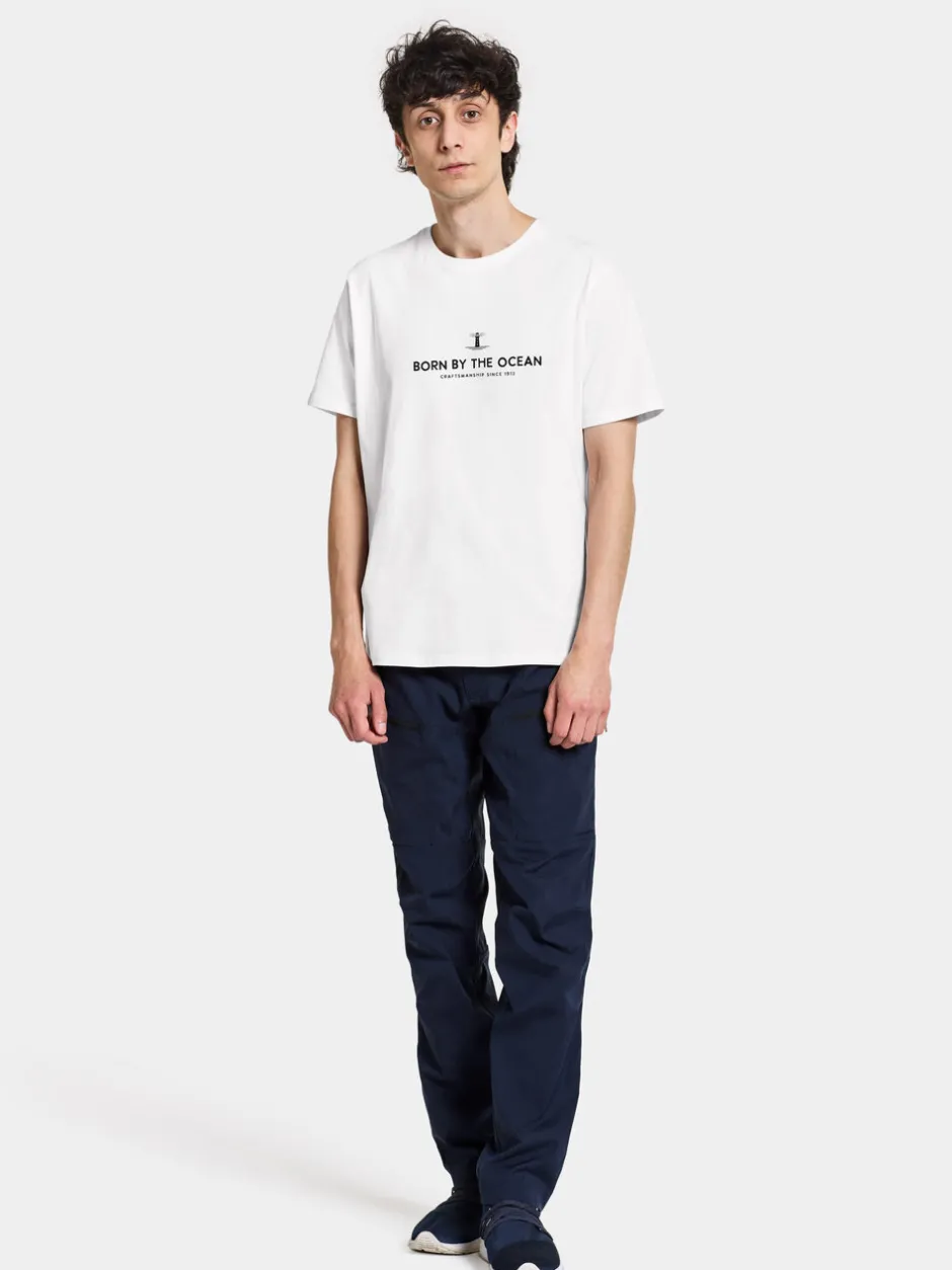 Didriksons Harald Men's T-shirt Light House- T-Paidat Ja Pikeepaidat