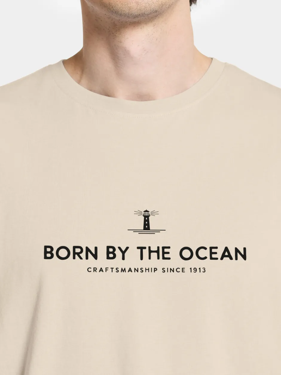 Didriksons Harald Men's T-shirt Light House- T-Paidat Ja Pikeepaidat
