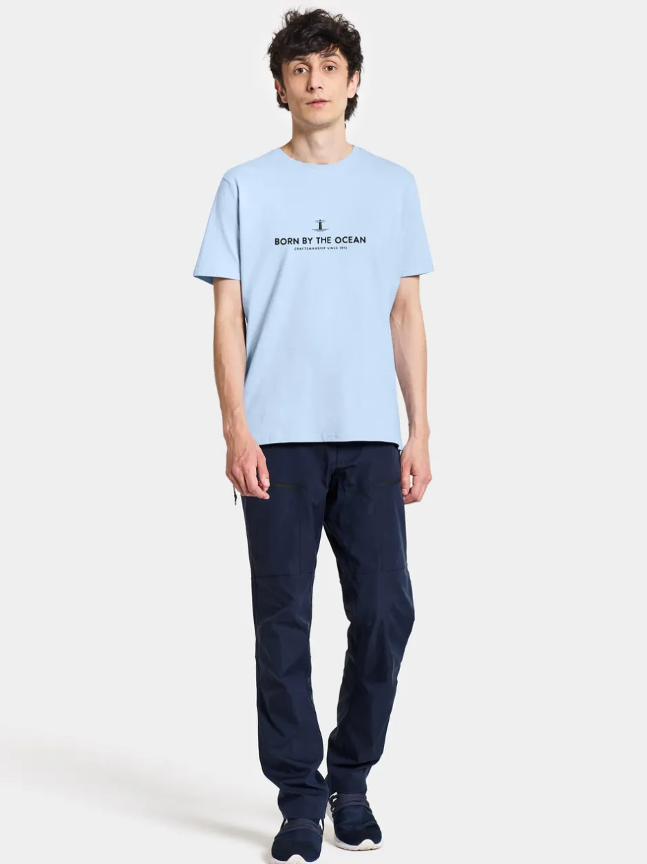 Didriksons Harald Men's T-shirt Light House- T-Paidat Ja Pikeepaidat