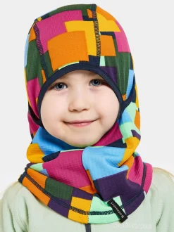 Didriksons Jadis Printed Kid's Balaclava- Kaulahuivit