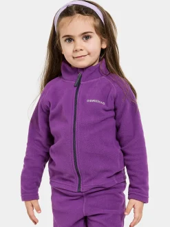 Didriksons Monte Kids' Full-Zip- Fleecepaidat & Välikerrokset|Puserot & T-Paidat