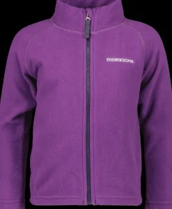 Didriksons Monte Kids' Full-Zip- Fleecepaidat & Välikerrokset|Puserot & T-Paidat