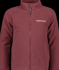 Didriksons Monte Kids' Full-Zip- Fleecepaidat & Välikerrokset|Puserot & T-Paidat