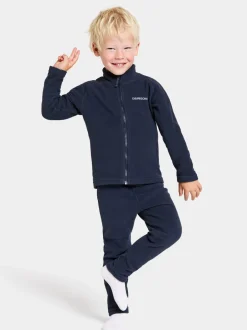 Didriksons Monte Kids' Full-Zip- Fleecepaidat & Välikerrokset|Puserot & T-Paidat