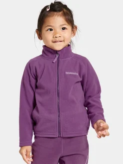 Didriksons Monte Kids' Full-Zip- Fleecepaidat & Välikerrokset|Puserot & T-Paidat