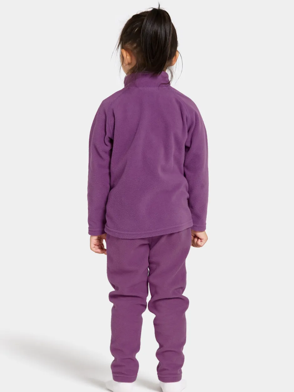 Didriksons Monte Kids' Full-Zip- Fleecepaidat & Välikerrokset|Puserot & T-Paidat