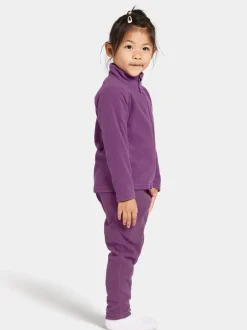 Didriksons Monte Kids' Full-Zip- Fleecepaidat & Välikerrokset|Puserot & T-Paidat