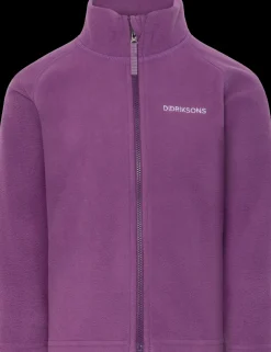 Didriksons Monte Kids' Full-Zip- Fleecepaidat & Välikerrokset|Puserot & T-Paidat