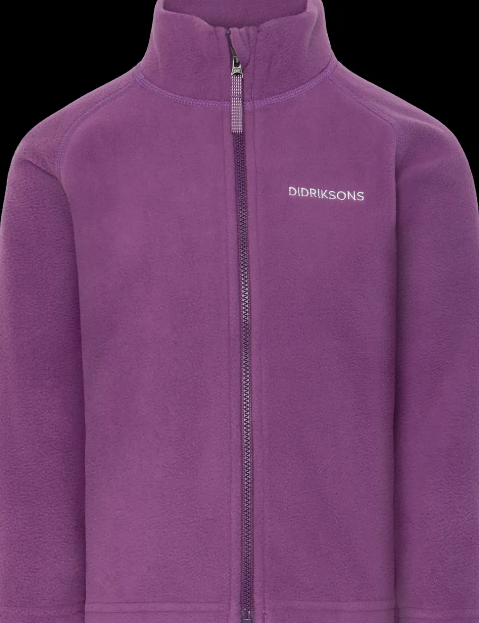 Didriksons Monte Kids' Full-Zip- Fleecepaidat & Välikerrokset|Puserot & T-Paidat
