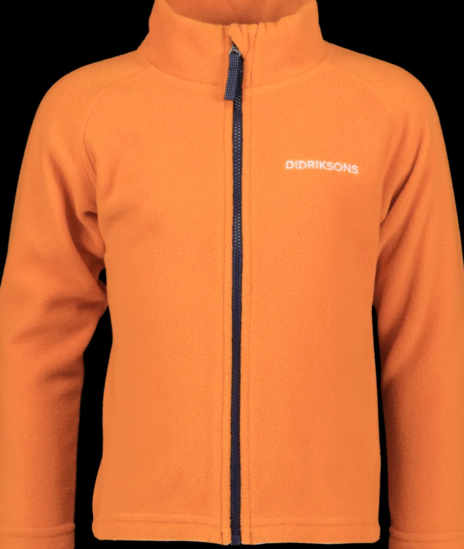 Didriksons Monte Kids' Full-Zip- Fleecepaidat & Välikerrokset|Puserot & T-Paidat