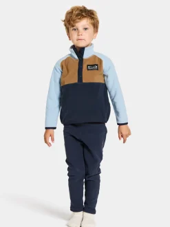 Didriksons Monte Kids' Half Button- Fleecepaidat & Välikerrokset|Fleecetakit & Fleecepaidat