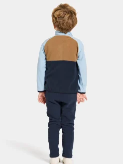 Didriksons Monte Kids' Half Button- Fleecepaidat & Välikerrokset|Fleecetakit & Fleecepaidat
