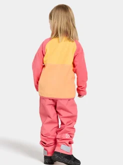 Didriksons Monte Kids' Half Button- Fleecepaidat & Välikerrokset|Fleecetakit & Fleecepaidat