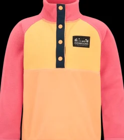 Didriksons Monte Kids' Half Button- Fleecepaidat & Välikerrokset|Fleecetakit & Fleecepaidat