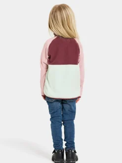 Didriksons Monte Kids' Half Button- Fleecepaidat & Välikerrokset|Fleecetakit & Fleecepaidat