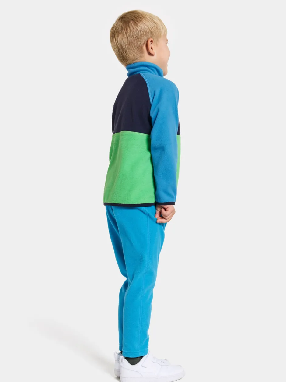Didriksons Monte Kids' Half Button- Fleecepaidat & Välikerrokset|Fleecetakit & Fleecepaidat