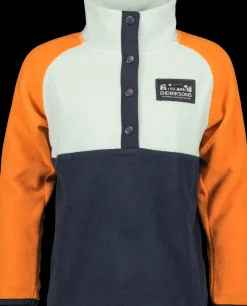 Didriksons Monte Kids' Half Button- Fleecepaidat & Välikerrokset|Fleecetakit & Fleecepaidat
