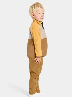 Didriksons Monte Kids' Half Button- Fleecepaidat & Välikerrokset|Fleecetakit & Fleecepaidat