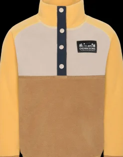 Didriksons Monte Kids' Half Button- Fleecepaidat & Välikerrokset|Fleecetakit & Fleecepaidat